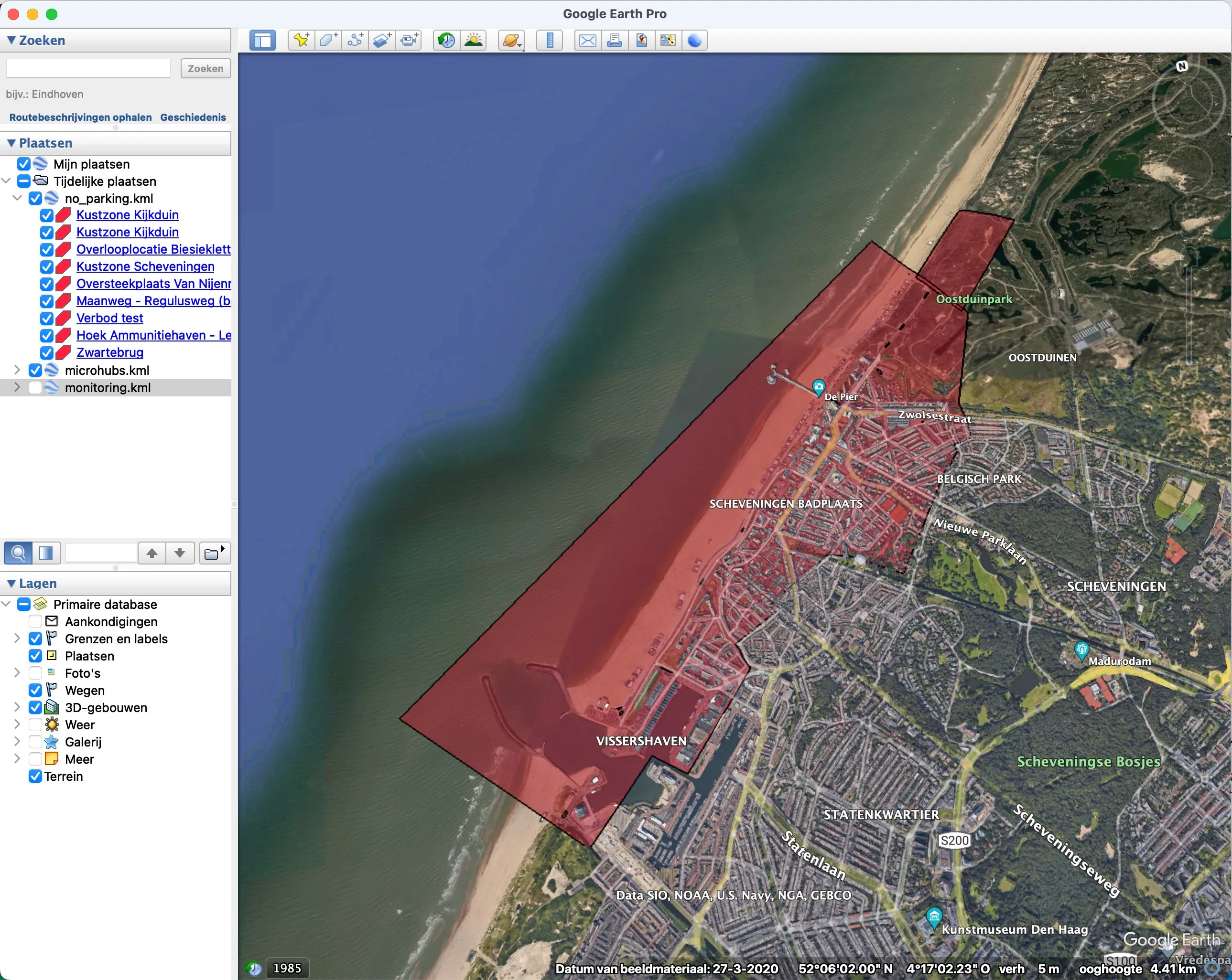 KML bestanden in Google Earth